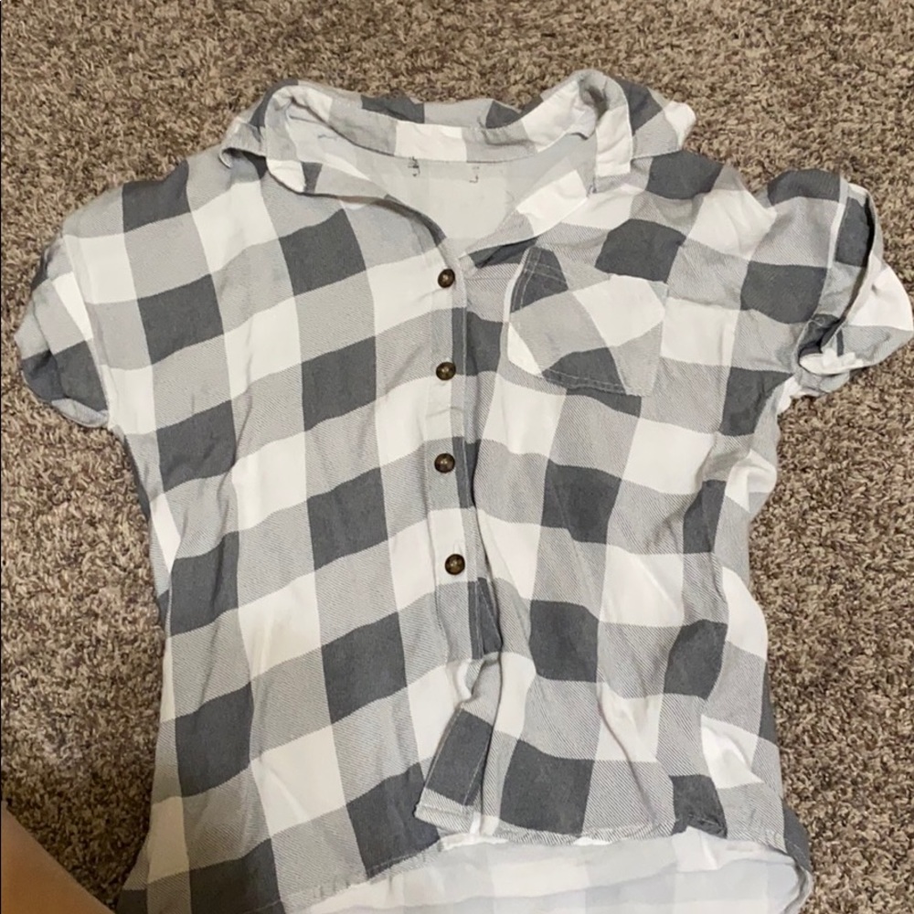 plaid fashion shirt